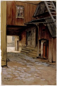 Talo Porvoossa tekijältä Albert Edelfelt