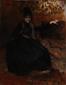 Lady in Black, Musta Thérèse tekijältä Albert Edelfelt