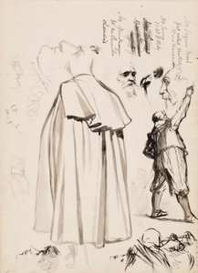 Mieshahmoja, kasvoja tekijältä Albert Edelfelt