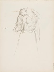 Naishahmo (rouva Flore Deschamps) tekijältä Albert Edelfelt