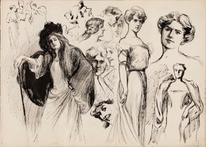 Naishahmoja tekijältä Albert Edelfelt