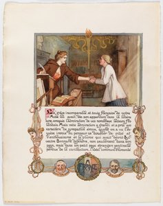 Vetoomus Anatole Francelle, sivu 1/2 tekijältä Albert Edelfelt