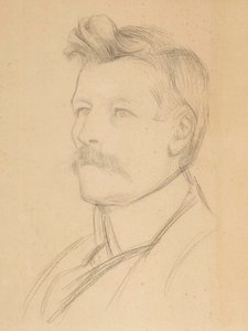 Emil Wikströmin muotokuva, johtaja tekijältä Albert Edelfelt