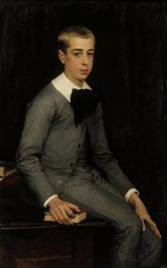 Luutnantti Alexandre Weissgerber de Stragéwiczin lapsuudenmuotokuva tekijältä Albert Edelfelt