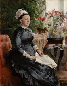 Muotokuva rouva Anna Sinebrychoffista tekijältä Albert Edelfelt