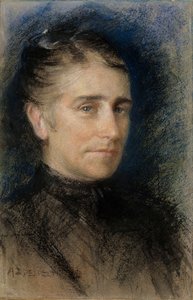 Rouva Emilie Krohnin muotokuva tekijältä Albert Edelfelt