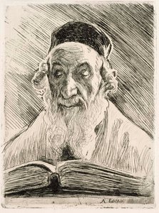 Rabbi Reading tekijältä Albert Edelfelt