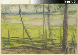 Kesämaisema tekijältä Albert Edelfelt