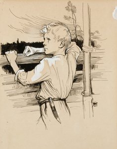 Sotilaspoika tekijältä Albert Edelfelt