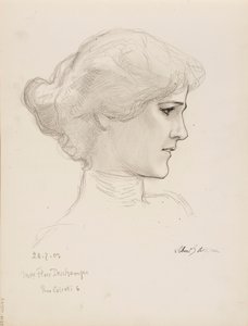 Flore Deschamps tekijältä Albert Edelfelt