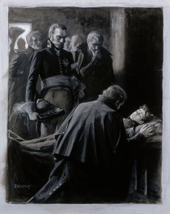 Wilhelm von Schwerin, kuvitus teokseen ”Suomi 1800-luvulla” tekijältä Albert Edelfelt