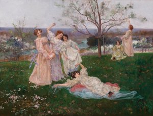 Kevään kukat, n. 1897 tekijältä Albert Emile Artigue