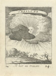 aurinko pilvien takana Moralising Love Emblems (sarjan nimi) Devises et emblesmes d