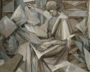 Nainen Phloxin kanssa tekijältä Albert Gleizes