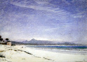 Alcudian lahti, Mallorca tekijältä Albert Goodwin