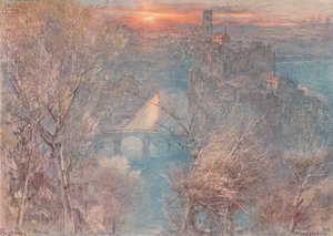Fribourg, Sveitsi: Auringonnousu, 1900, 1923