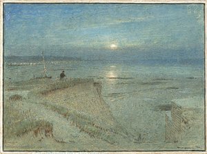 Galley Hill, katoava rannikko, Bexhill tekijältä Albert Goodwin
