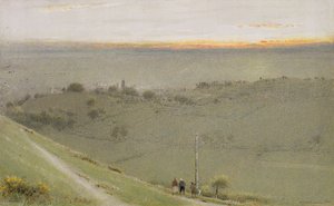 Glastonbury, 1924-25 tekijältä Albert Goodwin