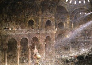 Pyhän Markuksen basilika, Venetsia galleriasta tekijältä Albert Goodwin