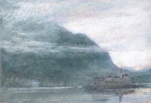 Kalastajien saari. Maggiore-järvi tekijältä Albert Goodwin