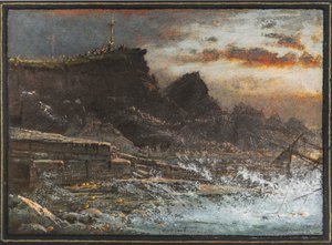 The Wreck, Hartland, Cornwall tekijältä Albert Goodwin