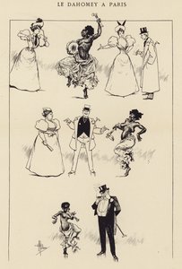 Dahomey Pariisissa tekijältä Albert Guillaume