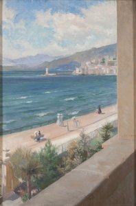 Ikkunastani Cannesissa, 1891 tekijältä Albert Gustaf Aristides Edelfelt