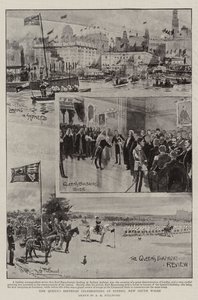 Kuningattaren syntymäpäiväjuhlat Sydneyssä, New South Walesissa tekijältä Albert Henry Fullwood