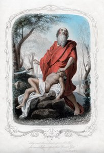 Älä laita kättäsi lyijyn päälle, sillä nyt tiedän, että sinä pelkäät Jumalaa, c1850. tekijältä Albert Henry Payne
