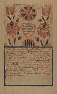 Pa. Saksalainen syntymätodistus, n. 1936.