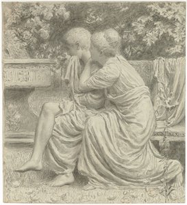 Sarjakuva elokuvalle "An Idyll", tekijältä Albert Joseph Moore