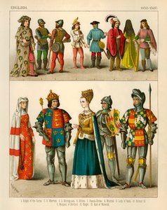 Englantilainen puku 1450-1500 tekijältä Albert Kretschmer