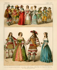 Ranskalaiset puvut 1600-1670