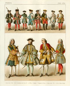 Ranskalaiset puvut 1700-1750 tekijältä Albert Kretschmer