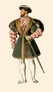 Ranskan kuningas Francis I, 1547 tekijältä Albert Kretschmer