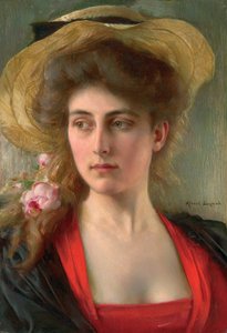 Elegantti (öljy paneelille) tekijältä Albert Lynch