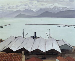 Bougie, Algerian satama (öljy kankaalle) tekijältä Albert Marquet