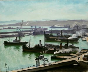 Le port d’Alger tekijältä Albert Marquet