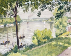 Os Bancos de Triel (O Rebocador); Berge a Triel (Le Tugeur) finlandesa tekijältä Albert Marquet