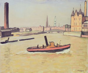 Hampurin satama tekijältä Albert Marquet