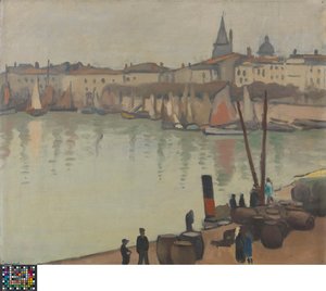 La Rochellen satama tekijältä Albert Marquet