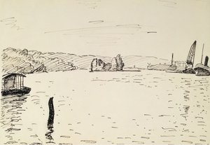Näkymä Rouenin ympäristössä tekijältä Albert Marquet