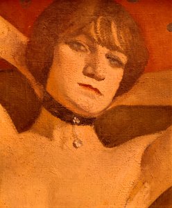 Nainen sohvalla Yksityiskohta, 1912 tekijältä Albert Marquet
