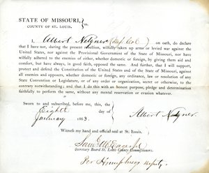 Albert Nelgnerin (Missouri, St.Louisin piirikunta) uskollisuudenvala. tekijältä Albert Nelgner