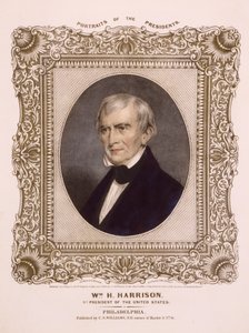 Yhdysvaltain presidentti William Henry Harrison, 1846 (litografia)