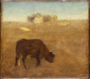 Evening Glow, Old Red Cow, 1870-luvun alkupuolelta puoliväliin tekijältä Albert Pinkham Ryder