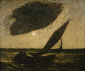 Pilven alla, n. 1900. tekijältä Albert Pinkham Ryder