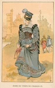 Dame du Temps de Charles IX tekijältä Albert Robida