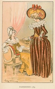 Parisiennes 1789 tekijältä Albert Robida