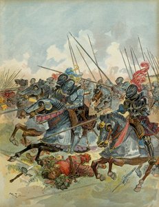 Kuudes Italian sota (1521-1526): Pavian taistelu (Italia), 24. helmikuuta tekijältä Albert Robida